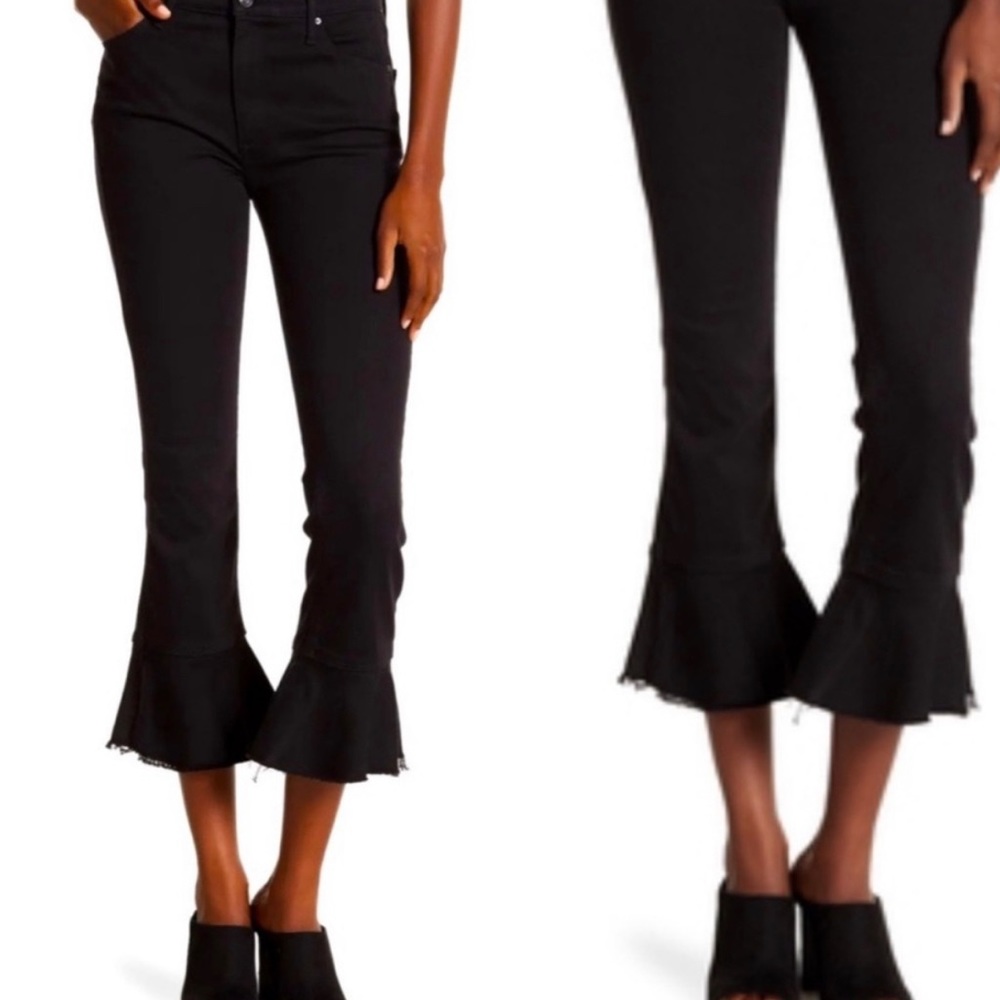 Black Orchid Jeans- Stella Ruffle Fray